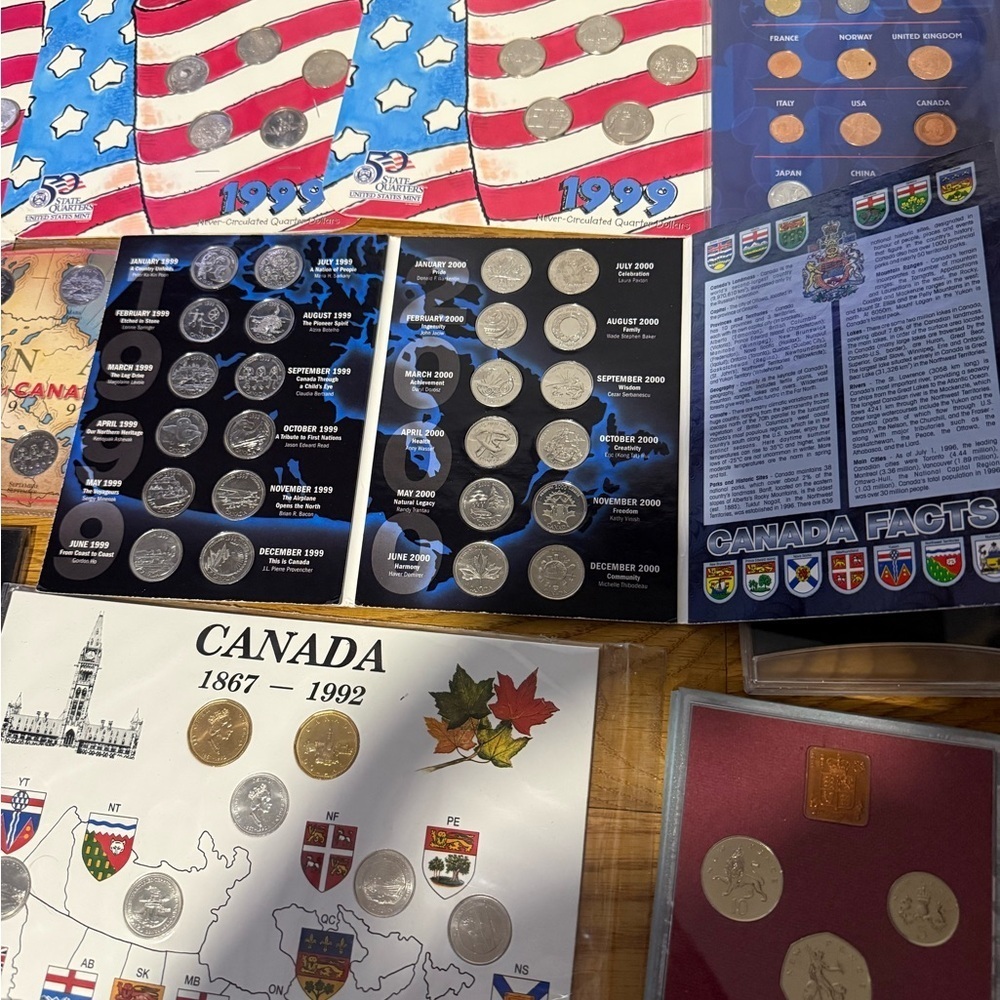 Lot Of Mixed Coins And Sets​​​ - Picture 8 of 12